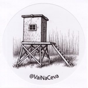 Adesivo VaiNaCeva Black-White 9x9cm