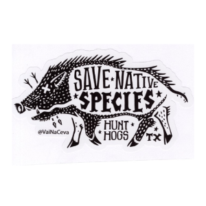 Adesivo Salve Espécies Nativas 15x8cm